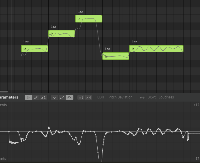 Auto pitch tuning with lower expressiveness