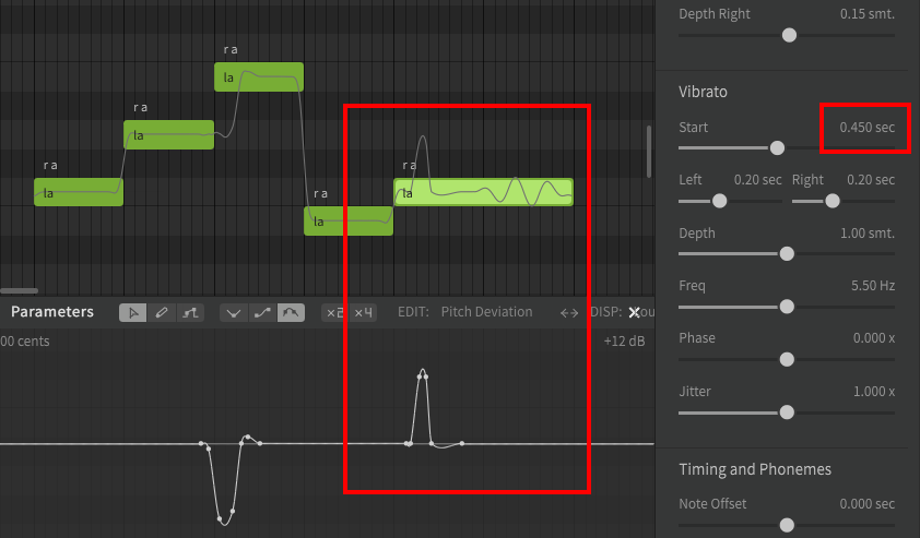 Recreating note ornamentation with pitch bends